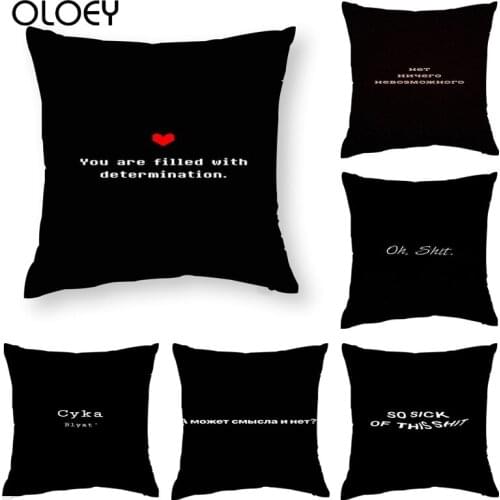 Russian Quotes 3D printing sofa cushion cover Cushion Covers Happy Campers Pillow Cover Home Decor Touring Cars Pillow Case