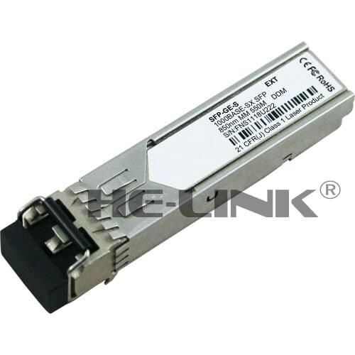 SFP-GE-S - 1000BASE-SX SFP MMF, 850nm, 550m,with DDM dual LC/PC (Compatible with Cisco)