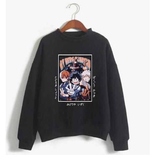 Friend Hoodie Funly My Hero Academia Hoodiesharajuku Todoroki Bokugou Midoriya Printing Hooded Sweatshirt Men Women Unisex Top