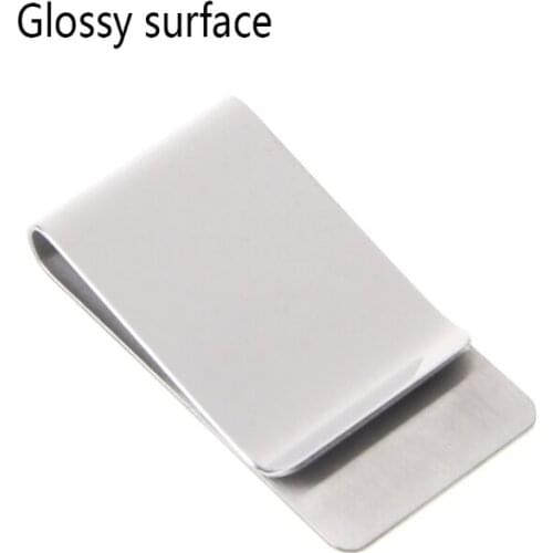 Slim High Quality Slim Money Clip Credit Card Holder Wallet New Stainless Steel LX9F