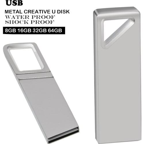 USB 2.0 Mini Metal 4GB 8GB 16GB 32G 64GB 128GB USB Flash Drive pen drive waterproof High speed usb stick pen drive for gift