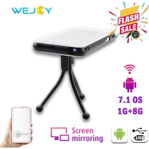 Wejoy DL-S6 Mini Smart Portable LED Projector DLP Android Pico Pocket Cinema Mobile Projetor For подарок proyector para celular