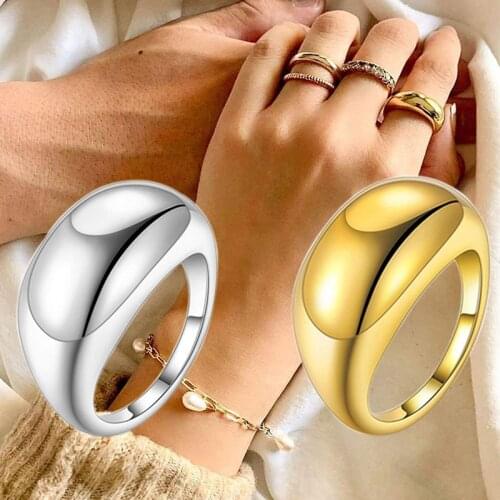 2021 Korean Fashion Women Rings Girl Gift Unique Simple Wedding Engagement Jewelry Rings for Women Accessories