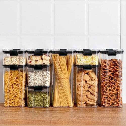 460/700/1300/1800ml, PBA Food Storage Containers Free Kitchen, Pantry Storage Containers for Sugar, Flour and Baking Supplies