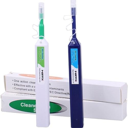 5pcs/lot One-Click Fiber Optic Connector Cleaner Pen for 2.5mm SC ST FC or 1.25mm LC Connectors Fiber Optic Tools