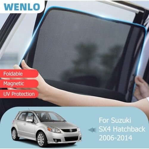For Suzuki SX4 Hatchback 2006-2014 Front Windshield Car Sunshade Side Window Screen Blind Sun Shade Magnet Visor Mesh Curtain