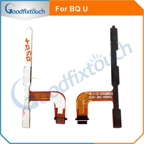 Volume & power Flex cable For BQ Aquaris U power switch on off button & Volume up/down sidekey flex cable