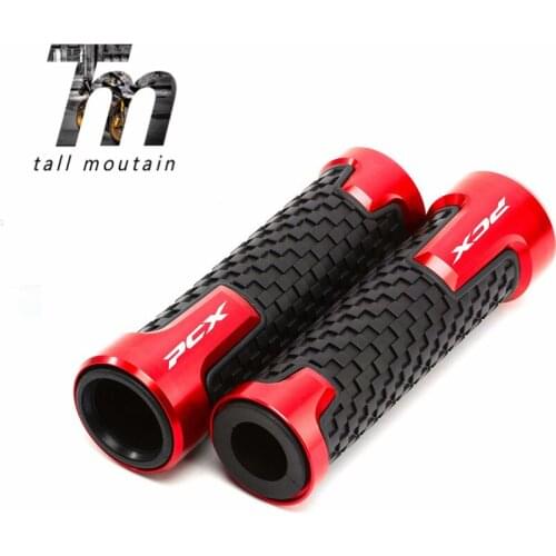 Wheel Tire Valve caps Airtight Covers + Handlebar grips handle grip for Honda PCX 125 150 pcx125 pcx150 all years