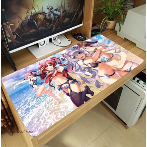 Anime Mouse Pad Game Enterprise Azur Lane Sexy Mice Mat Large Thicken PC Laptop Keyboard Table Pad Gaming Play Mat Otaku Gift