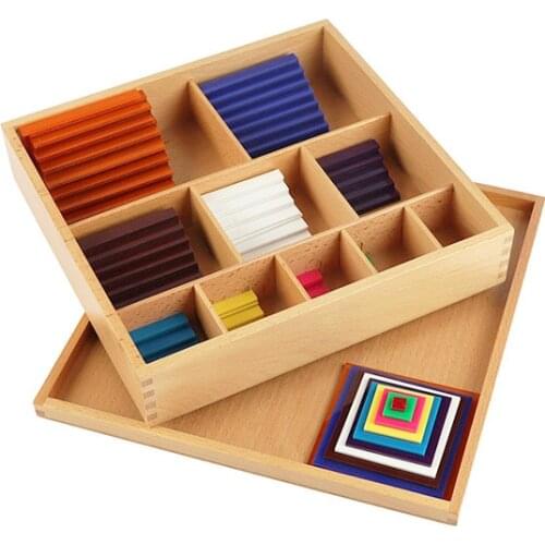 Montessori Mathematics Instrument Pythagoras Square Plate Decimal Childrens Preschool Education Toys Enlightenment Toys