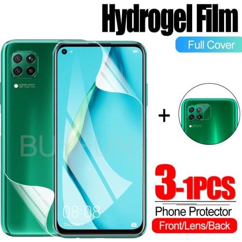 1-3PCS Premium Soft Hydrogel Film For Huawei Nova 7i huawey hauwei Nova 7 se Transparent HD Tempered Glass not Glass