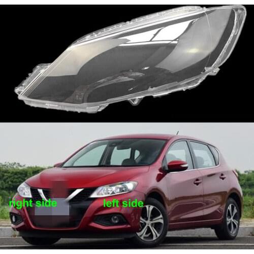 For Nissan Tiida 2016 2017 2018 Headlight Shel Headlamp Cover Glass Transparent Lampshade Modified Shell Mask