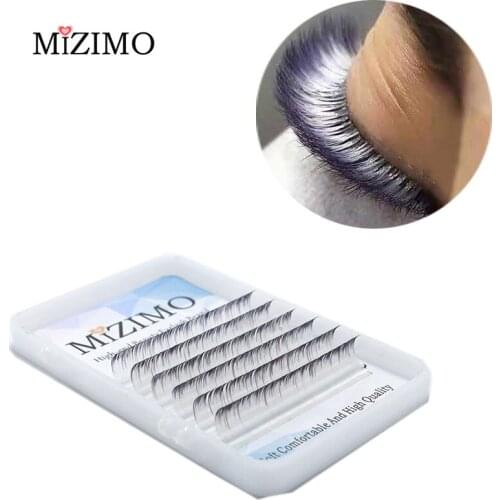 Makeup Eyelashes Extend False Eyelashes New Natural Soft Independent Stretching Eyelashes White And Black Tip