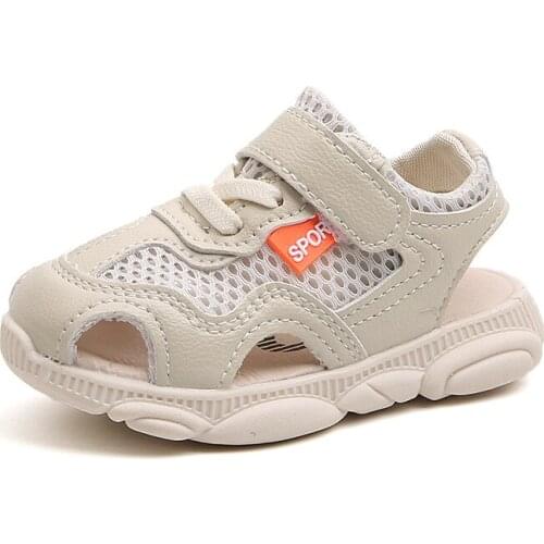 Childrens Sandals Summer New Boys Girls Non-slip Breathable Hollow Mesh Casual Sports Shoes Toddler Kids Soft Bottom Sandals