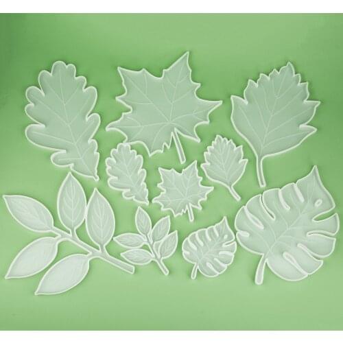 S/L Maple Leaf Silicone Molds Epoxy Resin Molds Casting Coaster DIY Coasters Mould Jewelry Making Tools