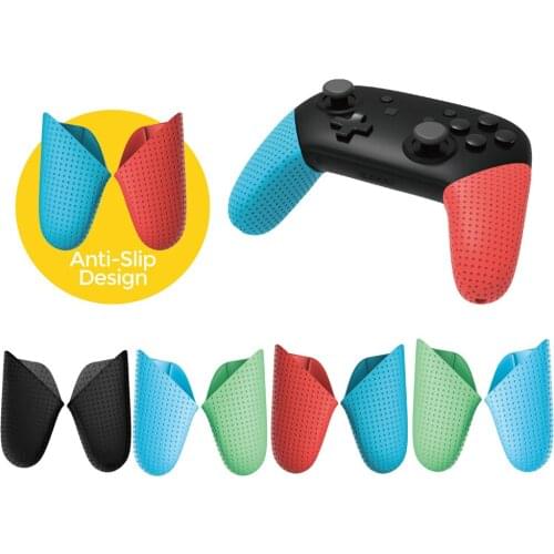 Replacement Anti-Slip Handle Grips for Nintendo Switch Pro Controller,Delicate DIY Hand Grip Shell Cover For Switch Pro Gamepad