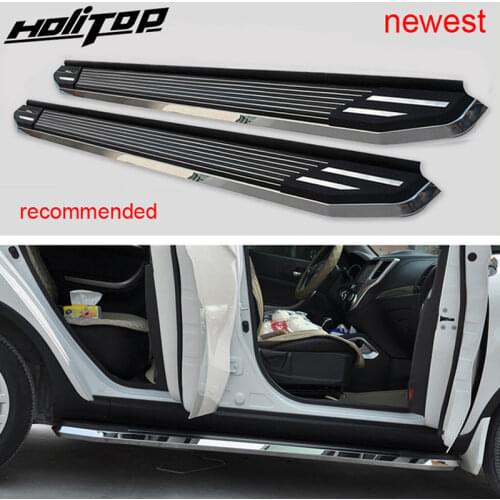 Thicken side step bar running board feet step for Mazda CX-5 2013-2016,"Luxurious" model,stainless steel,can stand 4persons