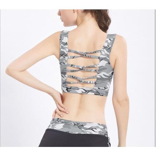 Womens High Impact Front Closure Wirefree Racerback Full Support Fitness YogiBra