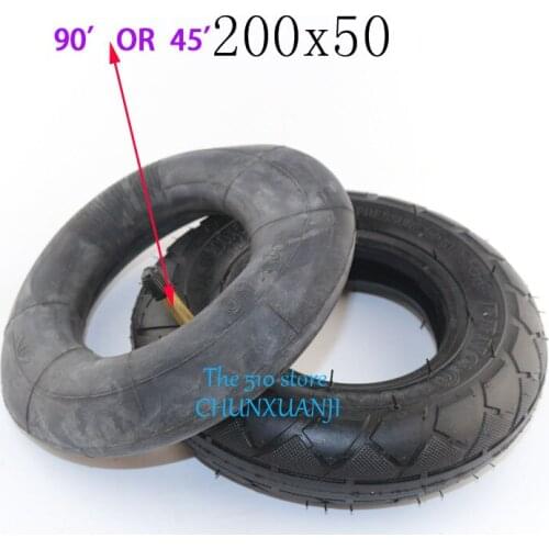 1pcs (8"X 2") 200X50 (8 Inch) Tire for Electric Gas Scooter & Electric Scooter(inner Tube Included) Wheelchair Wheel
