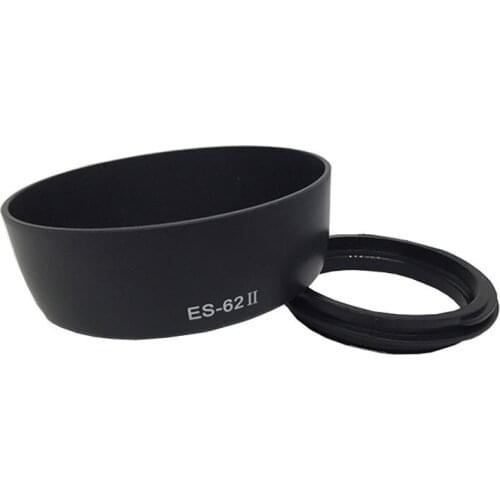 2pcs ES-62 ES62 Bayonet Lens Hood for EF 50mm f/1.8 II Lens ES-62II Digital Camera SLR DSLR Accessories