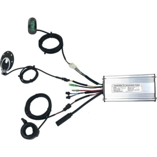 36V/48V 500W 22A, Brushless DC Ebike Controller+KT-LCD6 Display+Finger Dial + Sensor One Set, for 500W Ebike Kit