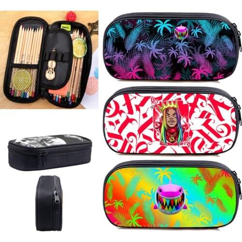 3D Anime Album Gooba 6ix9ine Cosmetic Box Pencil Case Cartoon Game Pen Bag Teens Tekashi 69 Pen Case 6IN9INE Stationery Storage