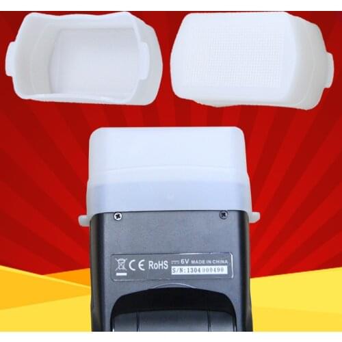 White Flash Diffuser for Canon 580EX 580EX II YONGNUO YN-560 YN-568 GODOX TT685 V850 V860II TT520