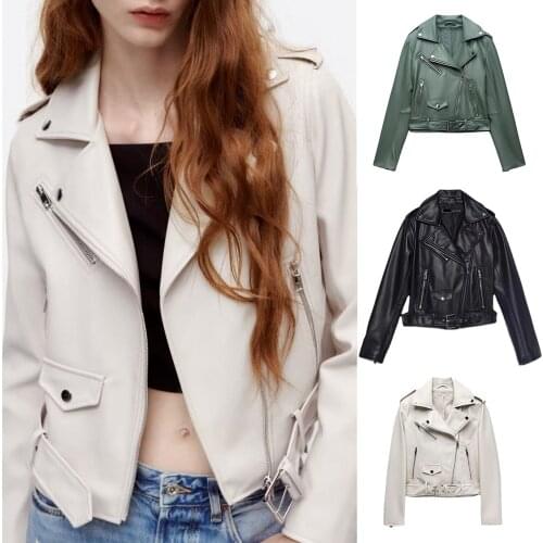 BRANDY&MANDY Women's Leather Jackets