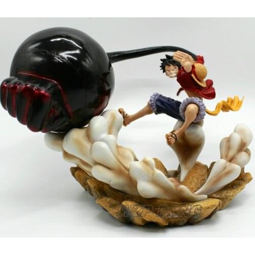 One Piece Monkey D Luffy Gear 3 Bound Man Big Hand Battle Form Statue PVC Action Figure Collectible Figurine Toy