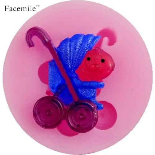 Baby car shape Silicone Cake Fondant Decorating Baking Mould cookies soap moulds Kitchen Accosseries DIY 50-47 Gift