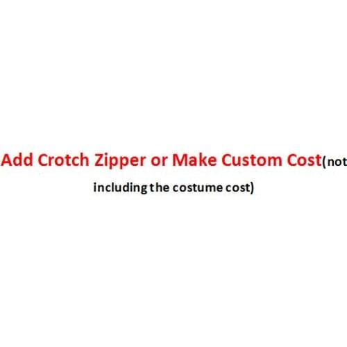 DHL /TNT/Add Crotch Zipper or Custom Made Cost