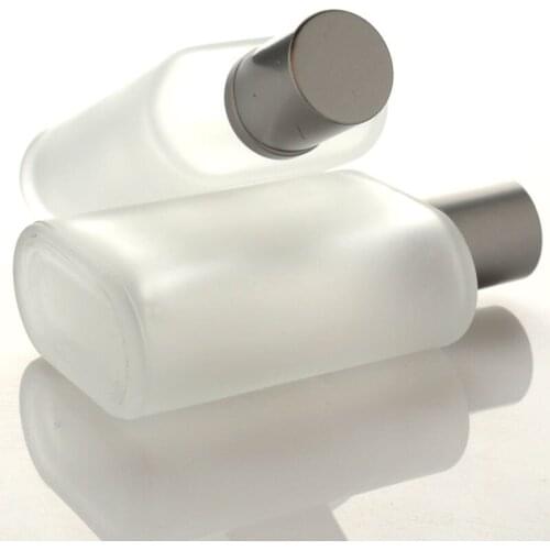 50ml frosted glass spray bottles perfume packaging bottle refillable perfume atomizer travel cosmetic bottle F105