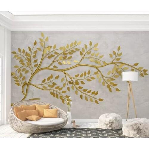 Creative new flower 3d embossed flower background wall decoration wallpaper murals