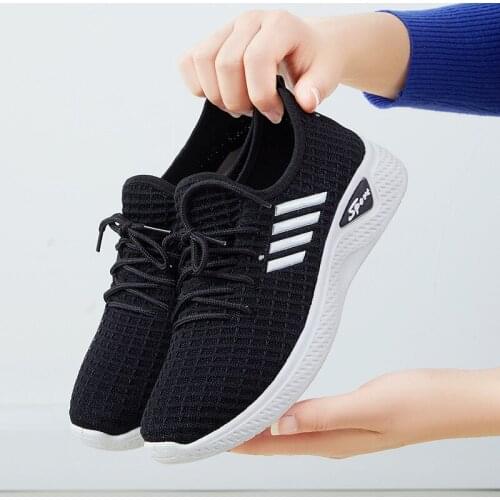 White Summer Sneakers Womens Shoes Female Breathable Casual Mesh Shoes for Women 2021 Footwear Couple Mesh Casual Mens Tenis