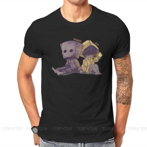 Little Nightmares Game Mono Six TShirt Men Alternative Plus Size Punk Crewneck Cotton T Shirt 2020