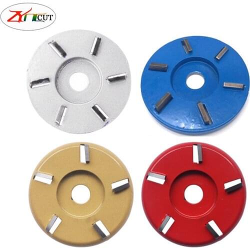 Wood blade tea table carving knife tea table hexagon blade root carving angle grinder grinding blade disc