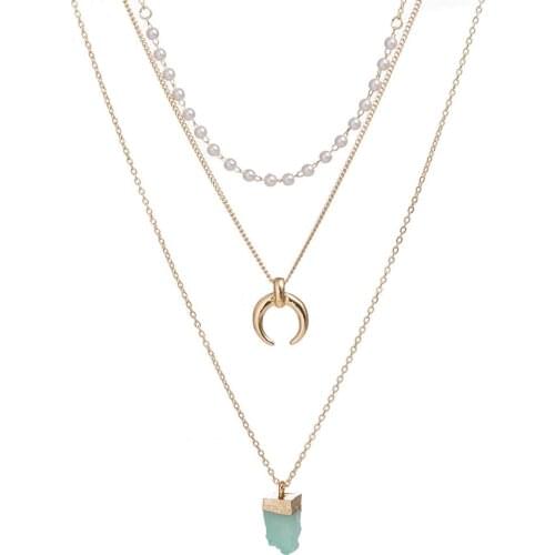 Necklaces for Women Fashion All Match Jewelry Multilayer Necklaces Promise Necklaces for Couples Give Girlfriend Birthday Gift