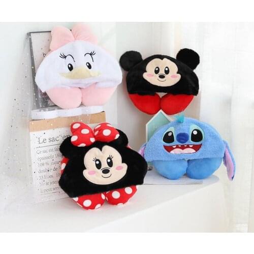 Dumbo Donald Duck Stitch travel pillow pillow lovely anime Nap sleep toy kawaii sleeping duck stuffed soft gift for girlfriend