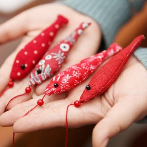 Small Fish Pendant Diy Embroidery Cross-stitch Keychain Accessories Stitch for Needlework Organizer Craft Needle Minder Pendant