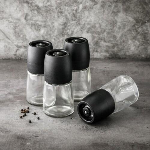 Manual salt and pepper grinder shakers spice jar spice containers pepper grain mill metal grinder pulverizer seasoning bottle
