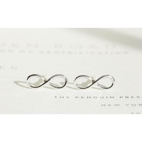 Shuangshuo 2017 New Bohemian Punk Earrings Simple Infinity Stud Earrings for Women Fashion Earrings Set Vintage Party Gifts