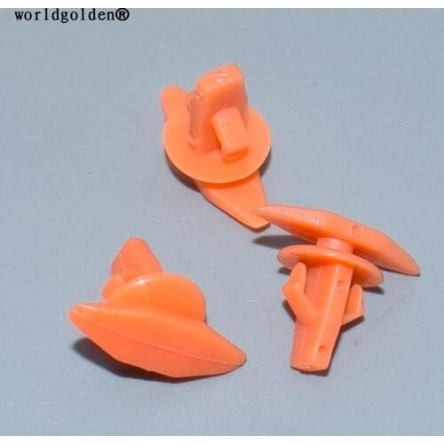 Worldgolden 100pcs plastic clip Weatherstrip Retainer for Honda 91530-SP1-003