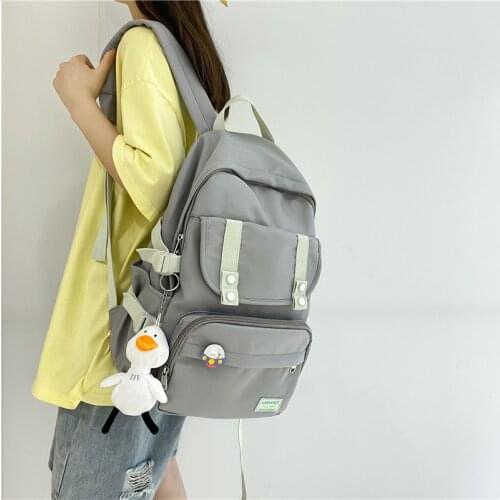 Large Capacity Women Backpack Student Waterproof Multi-pocket Travel Rucksack High Quality School Bag for Teenage Girl Backpacks