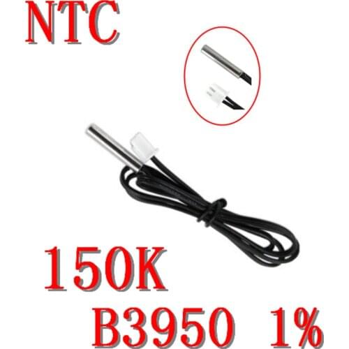 Waterproof NTC temperature sensor 150K B3950 1% accuracy NTC thermistor150K 3950 1% negative temperature controller NTC150K-3950