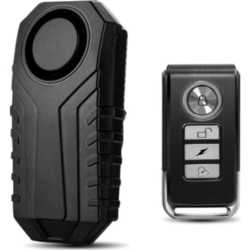 Waterproof Remote Control Bike Motorcycle Electric Car Vehicle Security Anti Lost Remind Vibration Warning Alarm Sensor