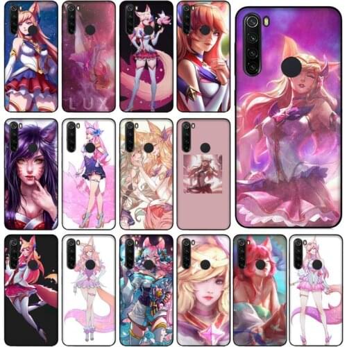 Yinuoda Star Guardian Ahri Phone Case for Xiaomi Redmi 4X 7 7A 8 8A 9 9A Note 7 8 8T 9 10 Pro