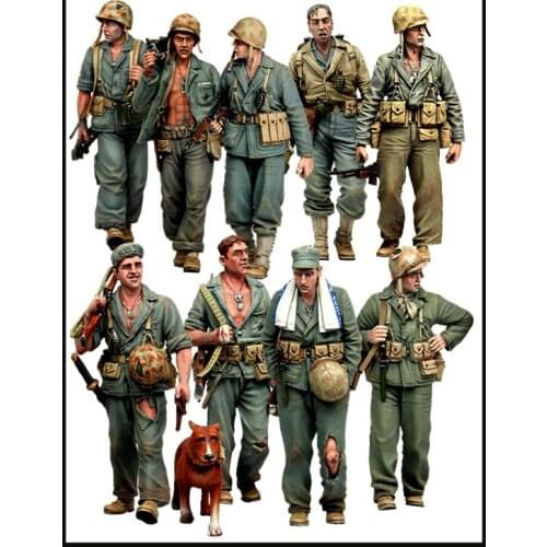 1/35 Resin Figure Model Kit Unassambled Unpainted E(7.29.38.39.40.41)