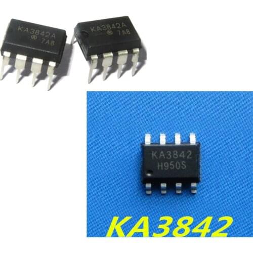 10pcs/lot KA3842 KA3842A KA3842B SOP-8 UC / TL3842 DIP-8 DIP8