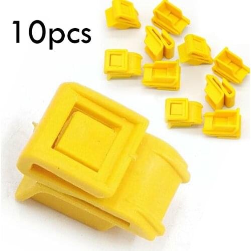 10pcs Rear Bumper Cover Moulding Clips 85284-AL510 For Nissan Pathfinder 2005-2012 Car Rear Bumper Fixing Clip Auto Fastener