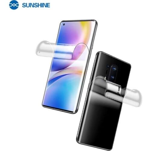 50PCS Sunshine SS-057A Front Protective Film For SS-890C Auto Cutting Machine Using Smart Phone Screen Protecting Stickers